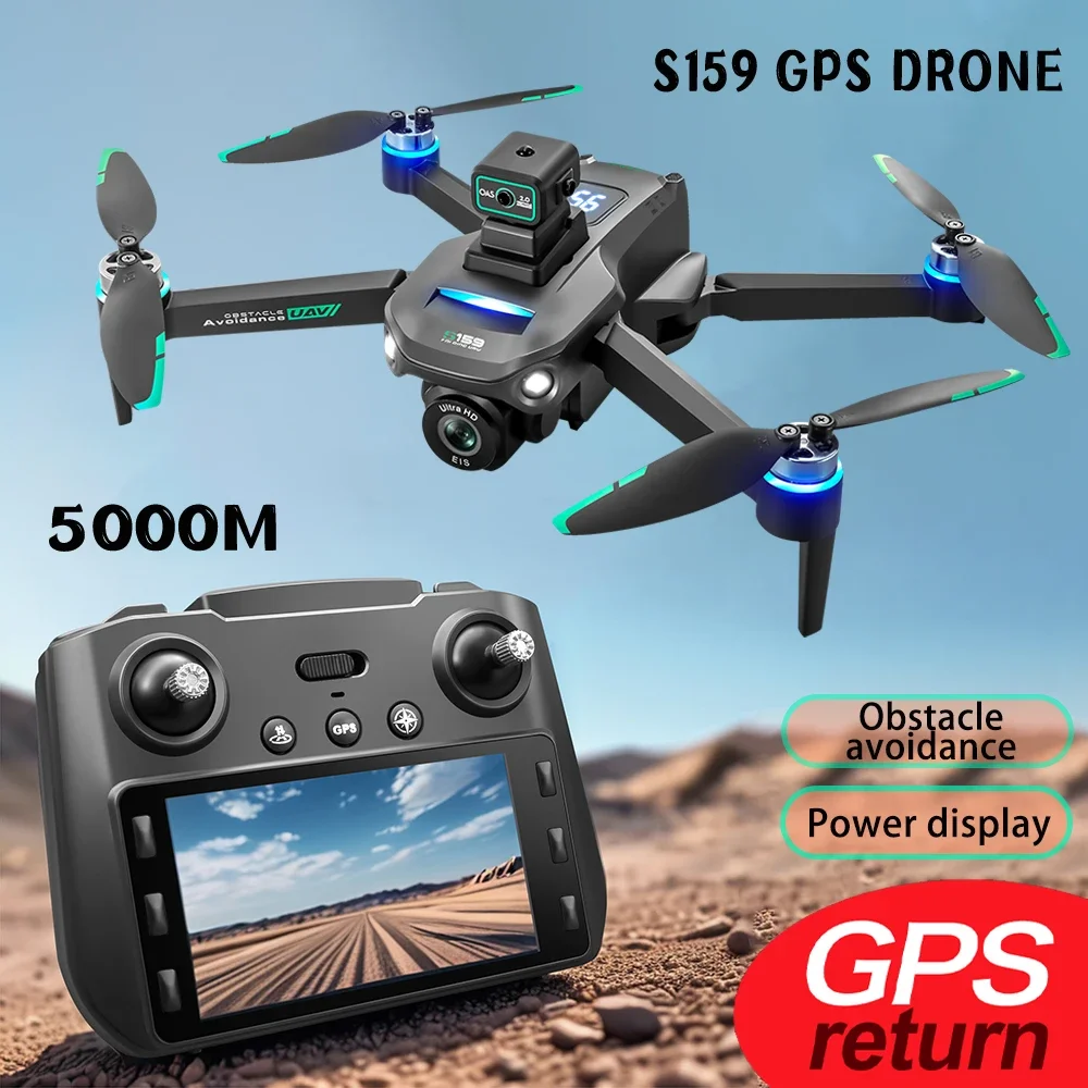 Drone Rc Gps S159 - 2024 S159 GPS Drone Professional 8K