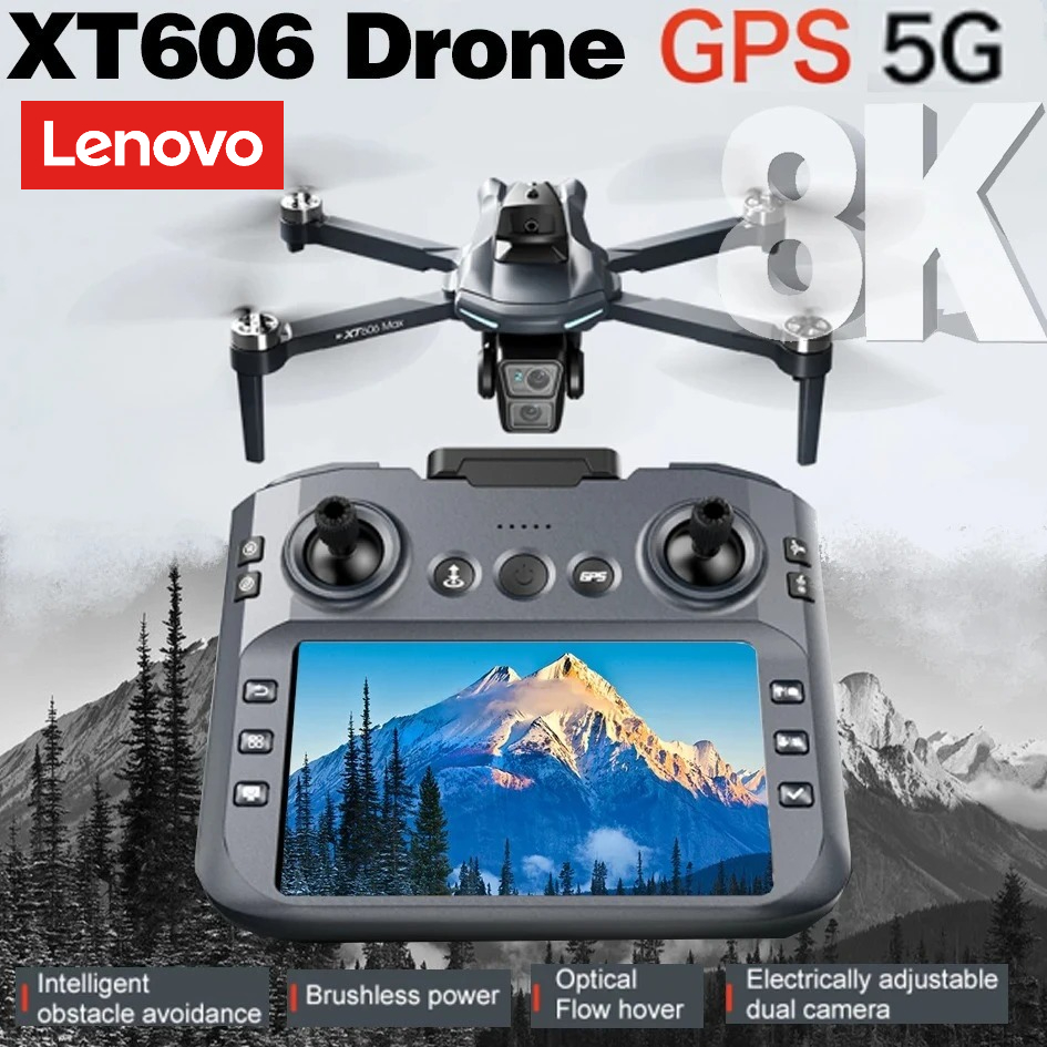 Drone Gps Rc Tt36 - Lenovo XT606 Drone Professional 8K HD