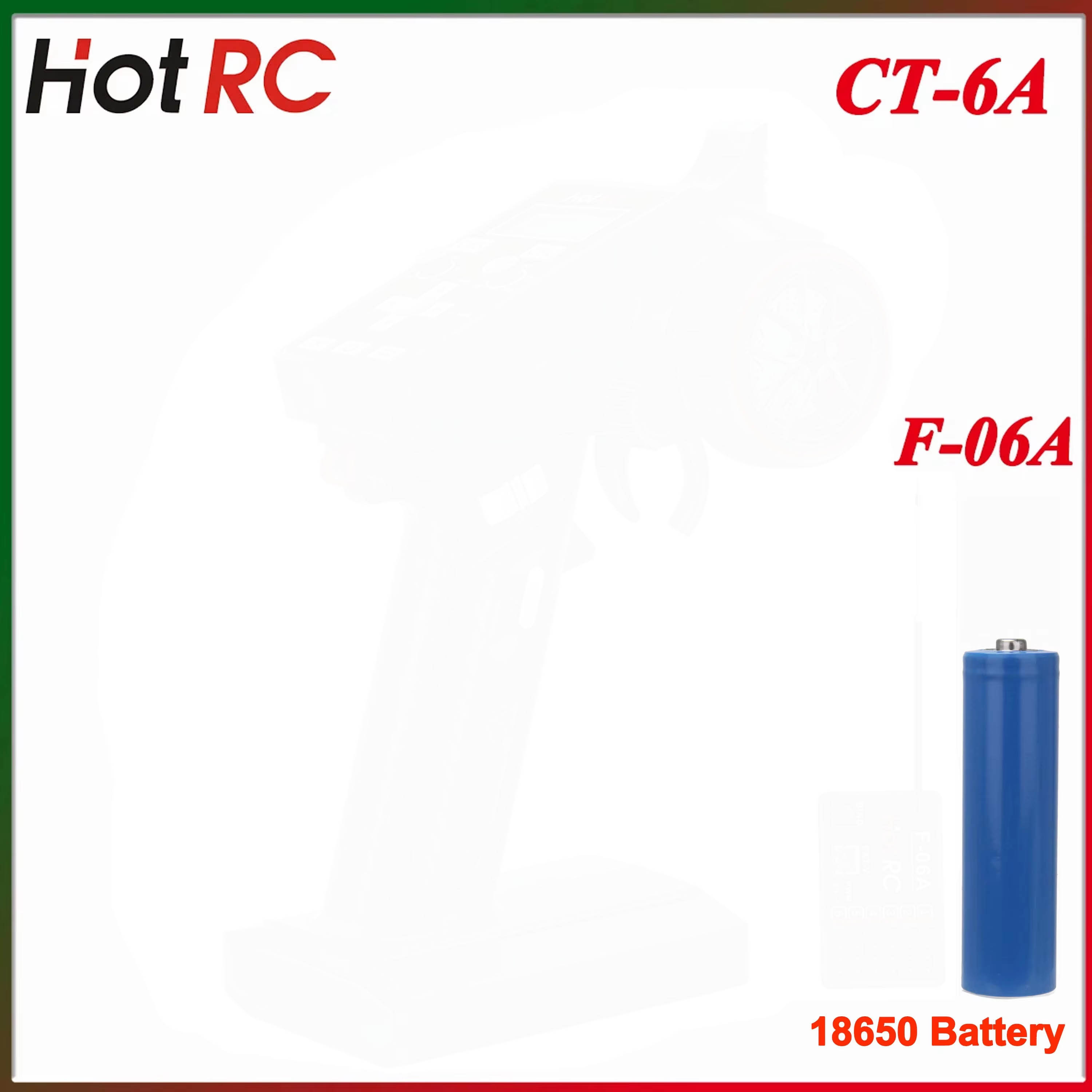 Drone Rc Receiver And Transmitter - HotRC CT-6A 2.4G 6CH 6 Channel