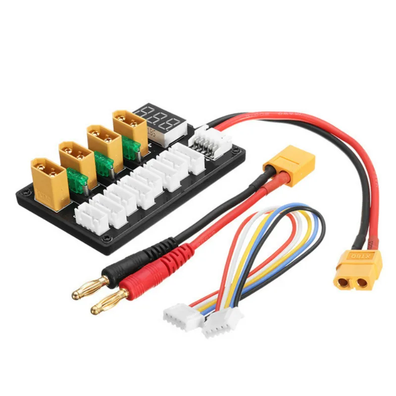 Lipo Parallel Charging Board - 3S/4S XT60 B6 Lipo Battery 5P