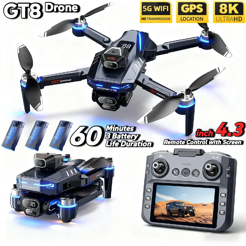 Drone Gps Rc Tt36 - HOT For LSRC GT8 Drone 4K