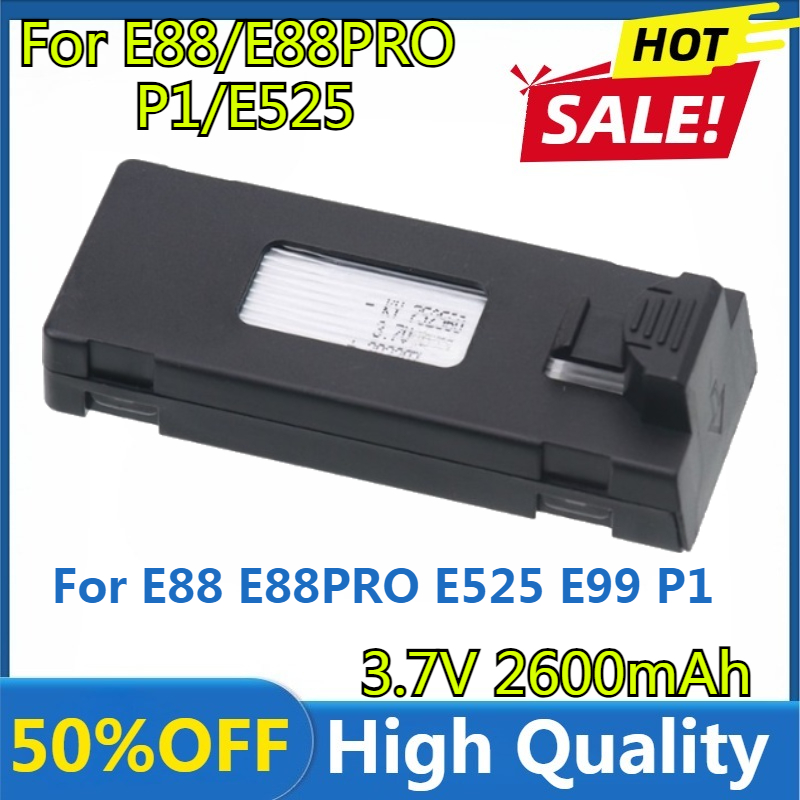 Drone Rc E99 K3 - E88 Battery 3.7V 2600mAh Lipo Battery