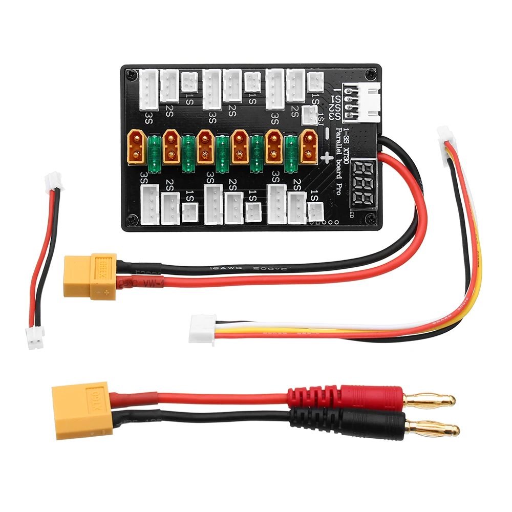 Lipo Parallel Charging Board - XT30 Plug 1S-3S Lipo Battery Upgrade