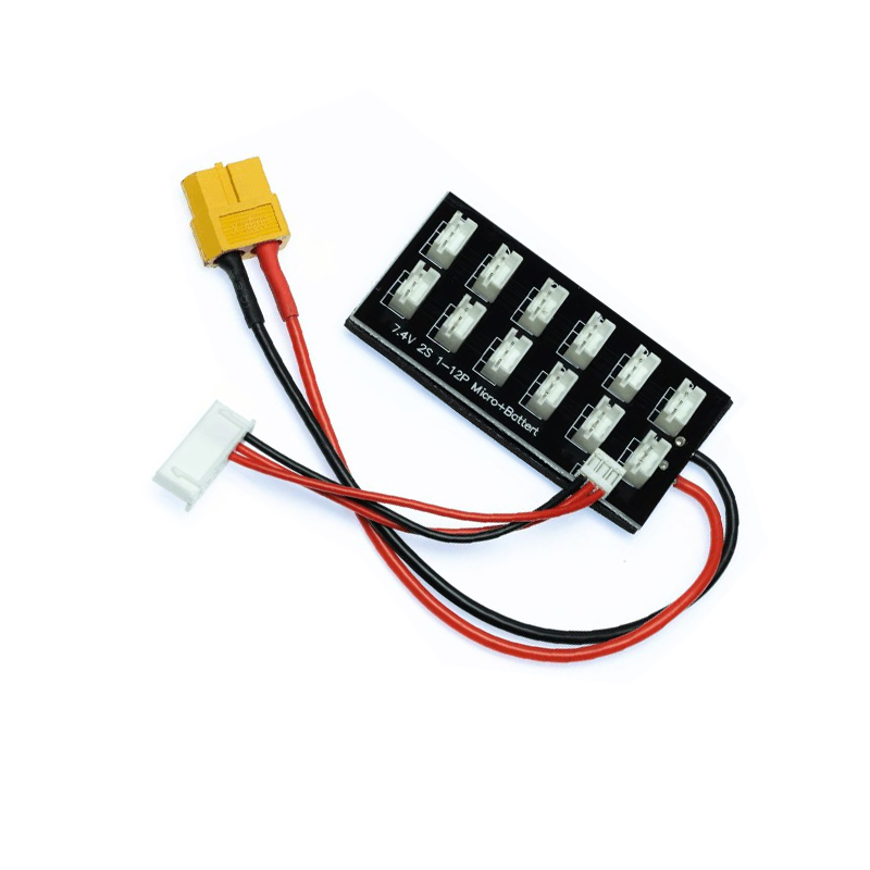 Lipo Parallel Charging Board - 2S XT60 Female Plug Parallel Charge