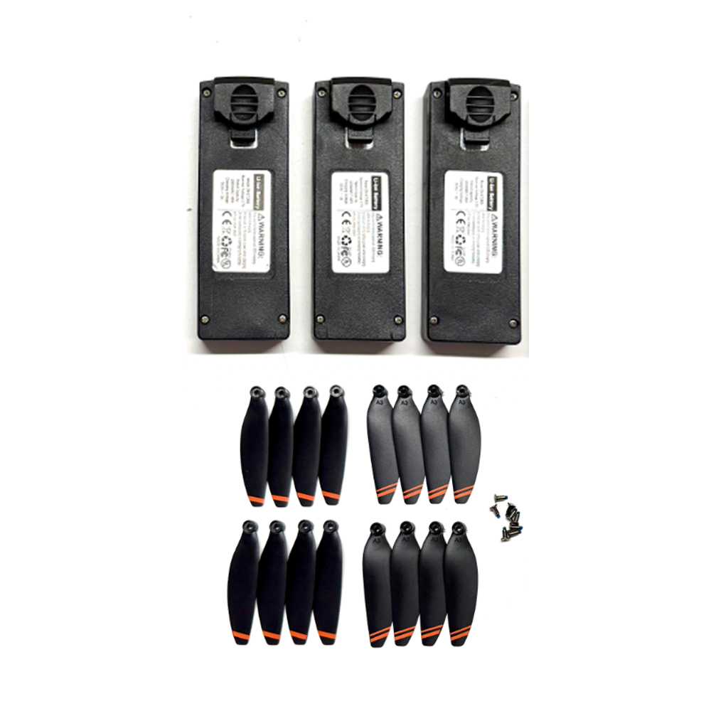 3PCS L106-1 Battery 3.7V 2000m - Lyzrc Drone recension och pris