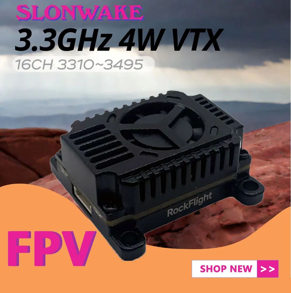 SLONWAKE FPV 3.3G 16CH 4000mW  - Drone Rc Receiver And Transmitter recension och pris