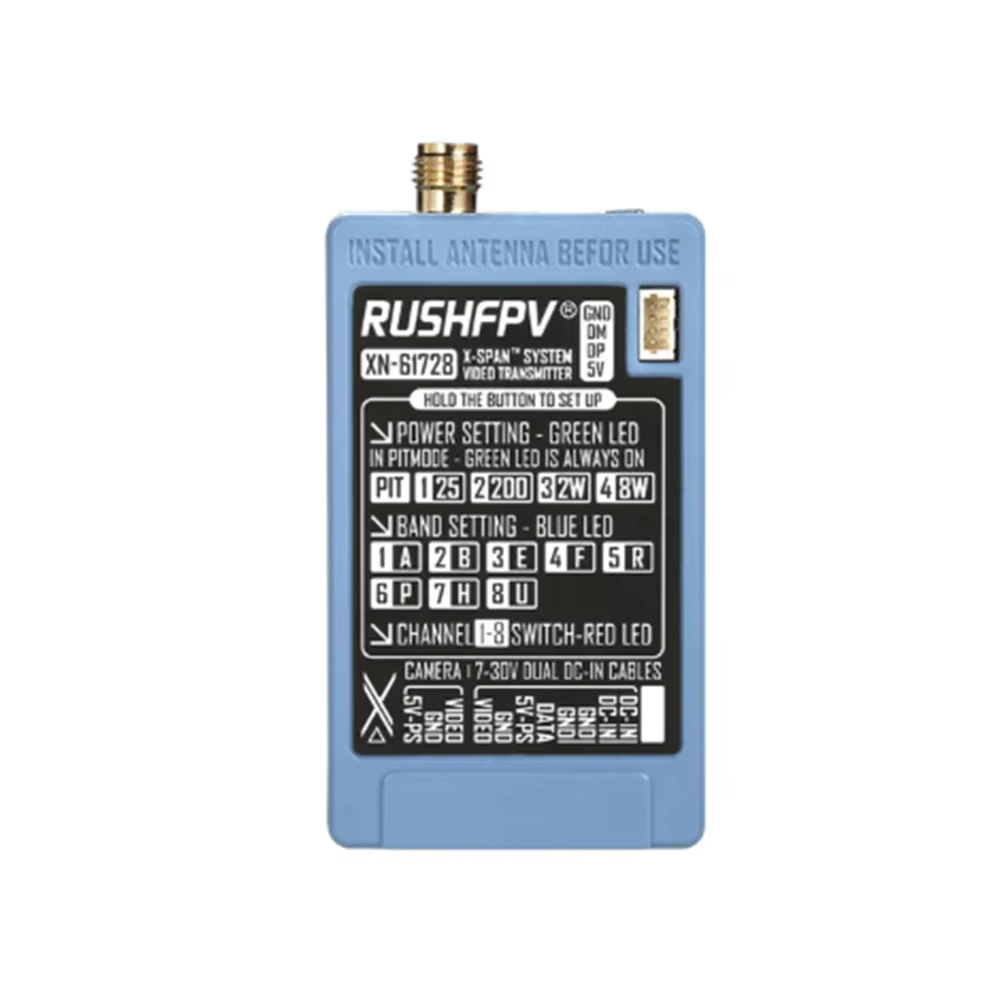 RUSHFPV 6.1‑7.2G 8W X61728 VTX - Drone Rc Receiver And Transmitter recension och pris