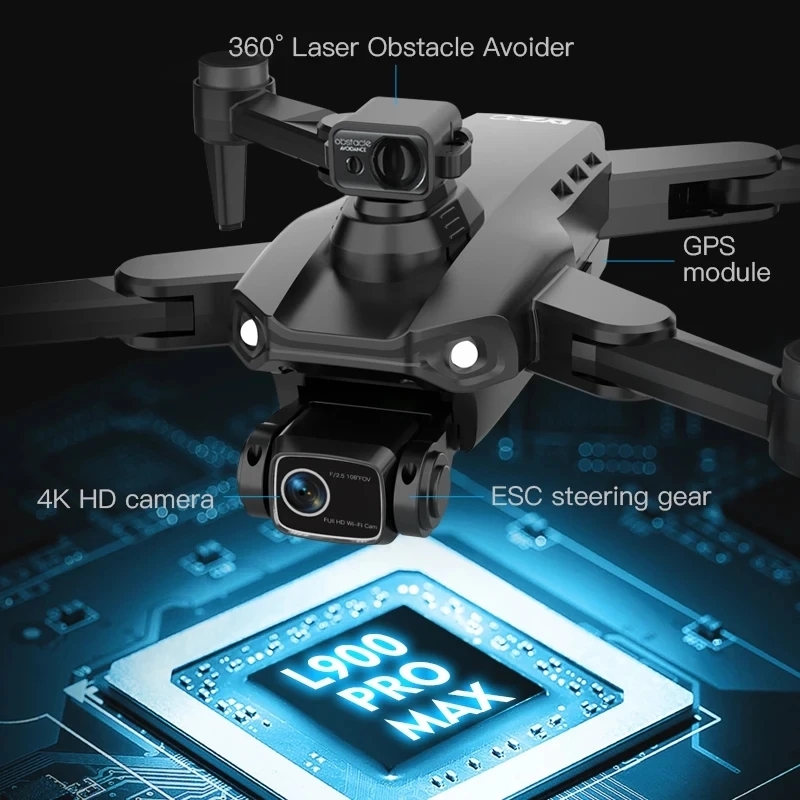 L900 Pro MAX GPS Drone 4K Prof - Drone Gps Rc Tt36 recension och pris