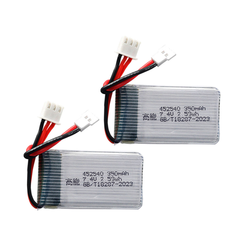 1-10pcs 7.4V 350mah 2S Lipo Ba - Drone Mjx Rc recension och pris
