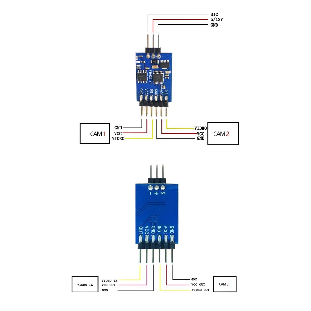 5.8G 3 Channel Video Switcher  - Drone Rc Remote Control recension och pris