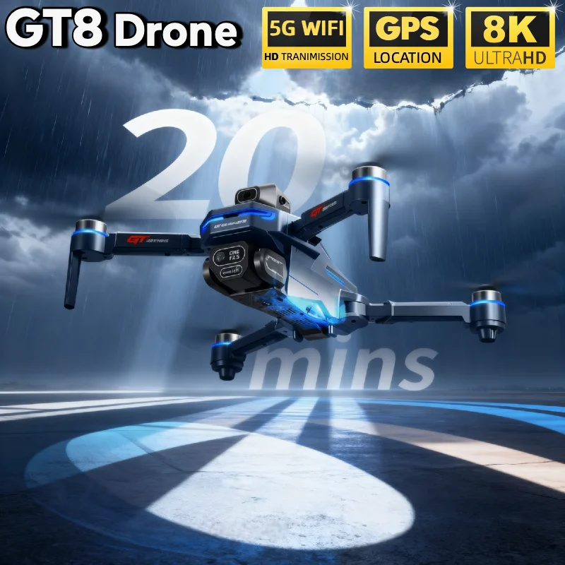HOT For LSRC GT8 Drone 4K Prof - Drone Gps Rc Tt36 recension och pris