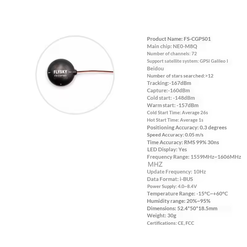 Flysky FS-G11P GPS FS-CGPS01 7 - Flight Controller recension och pris
