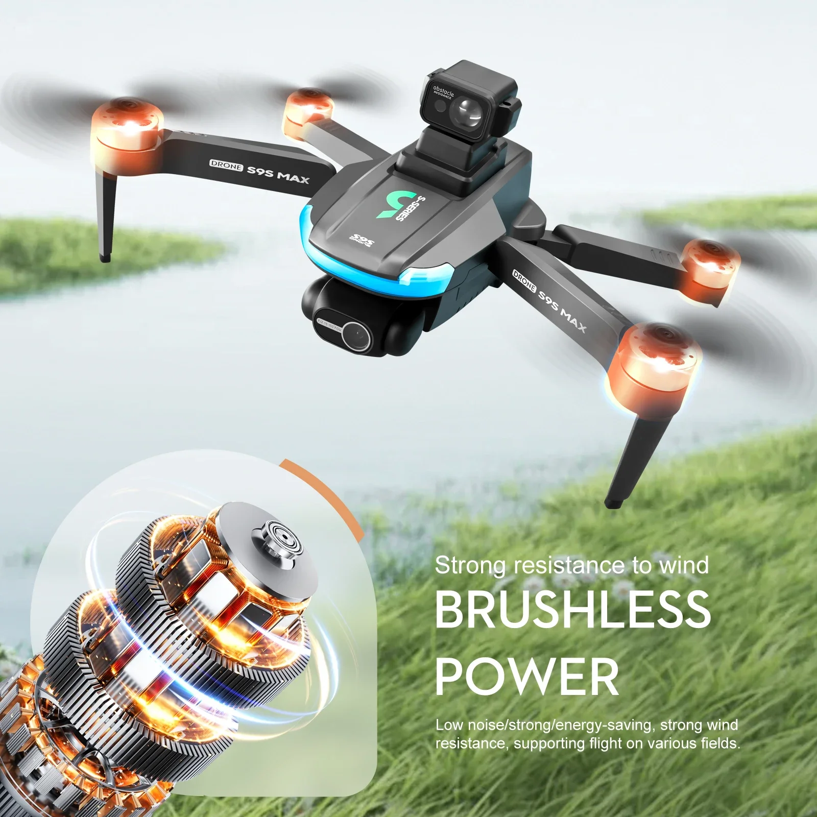 NEW S9S MAX MINI Drone 4K 2-Ax - Drone Gps Rc Tt36 recension och pris