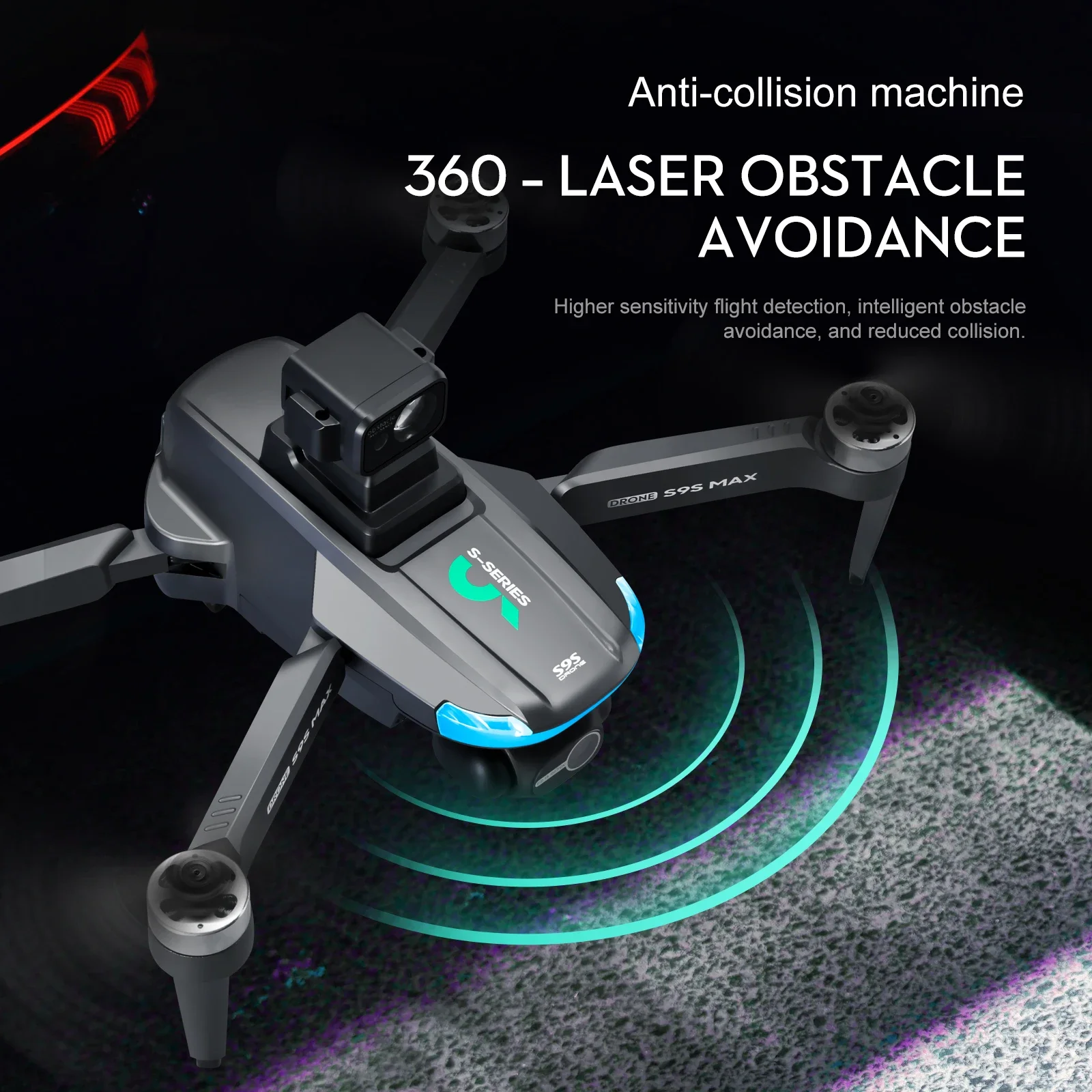 NEW S9S MAX MINI Drone 4K 2-Ax - Drone Gps Rc Tt36 recension och pris