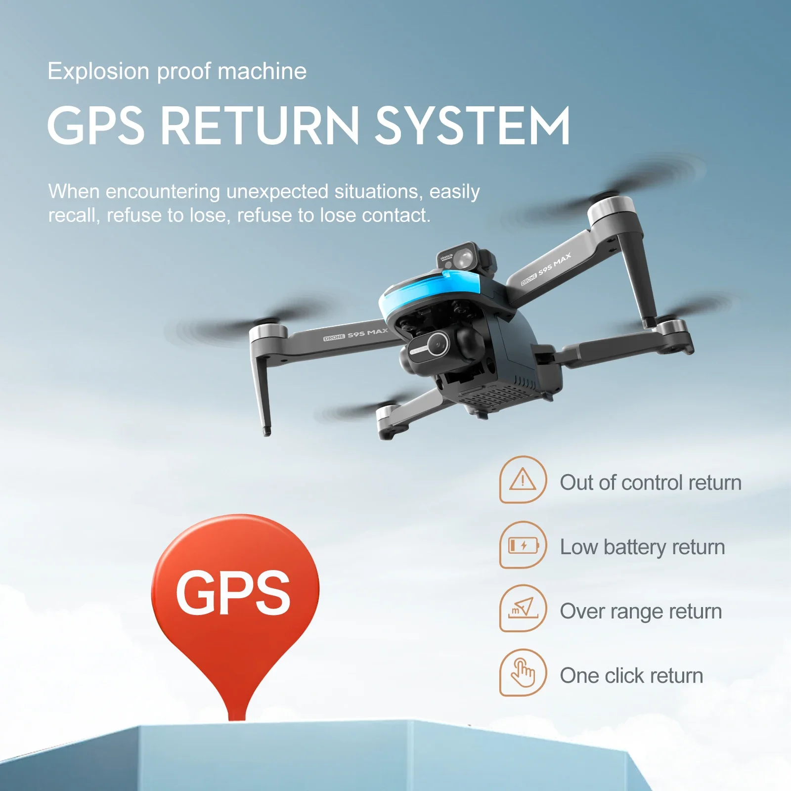 NEW S9S MAX MINI Drone 4K 2-Ax - Drone Gps Rc Tt36 recension och pris