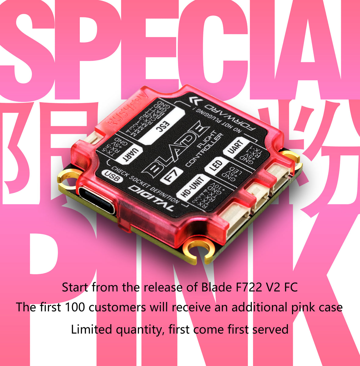 RUSH BLADE F722 V2 Analog Flig - Flight Controller recension och pris