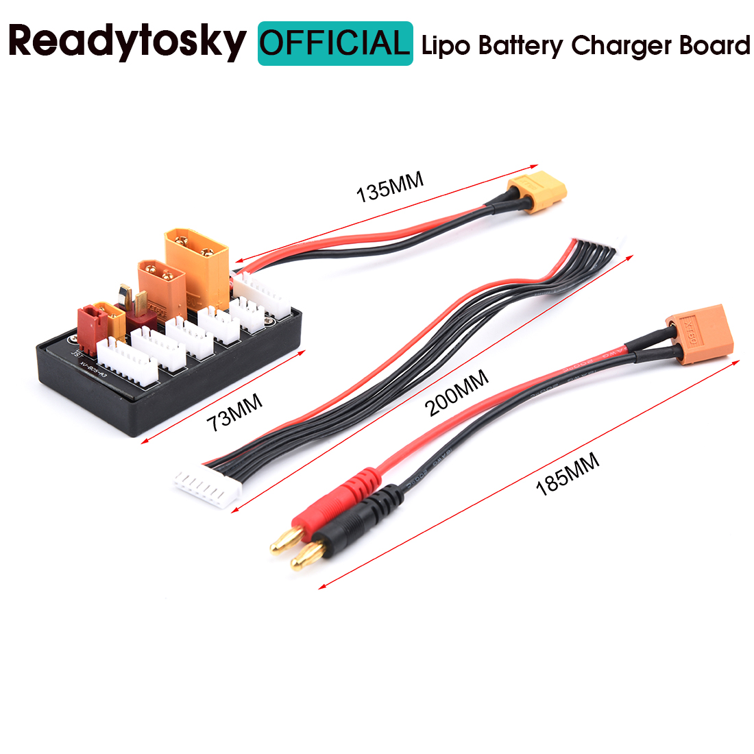 2-6S XT30 XT60 XT90 JST T Conn - Lipo Parallel Charging Board recension och pris