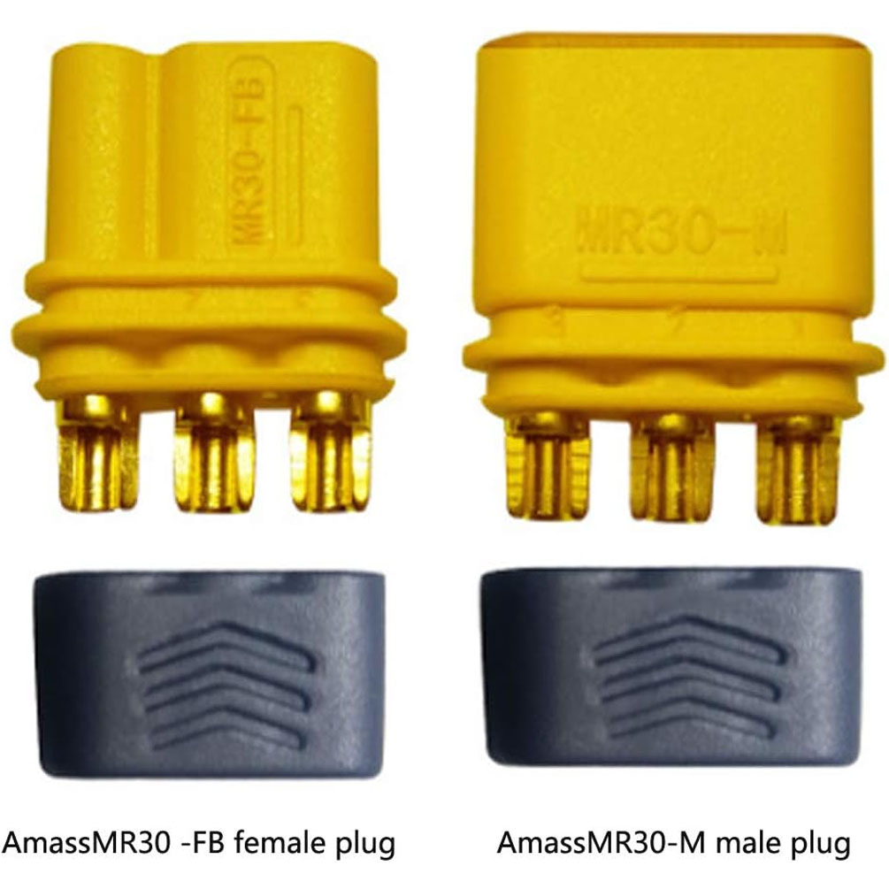 10PCS Amass MR30 Connector 3-P - Drone Rc Link recension och pris