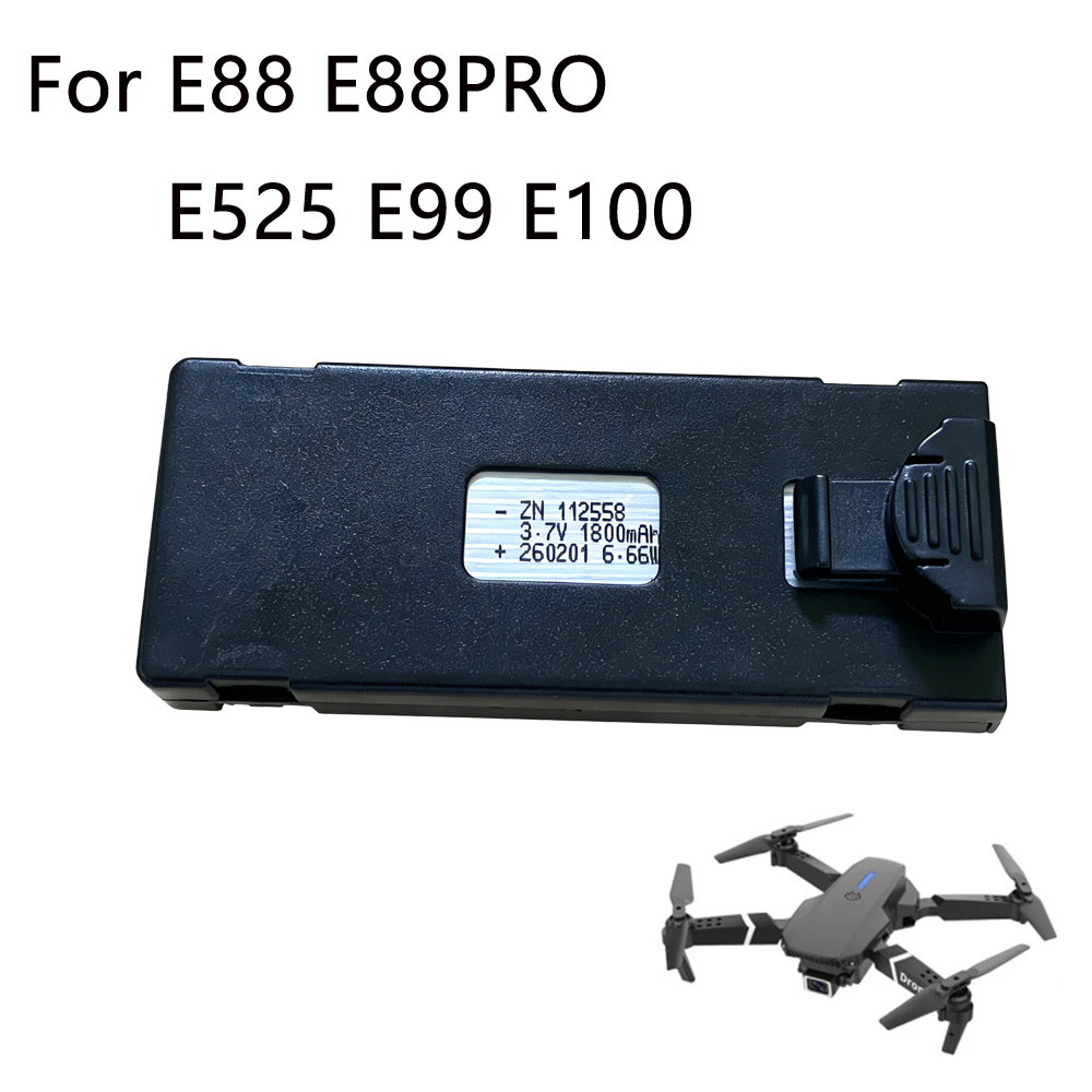 E88 Drone Battery 3.7V 1800mAh - Drone Rc E99 K3 recension och pris