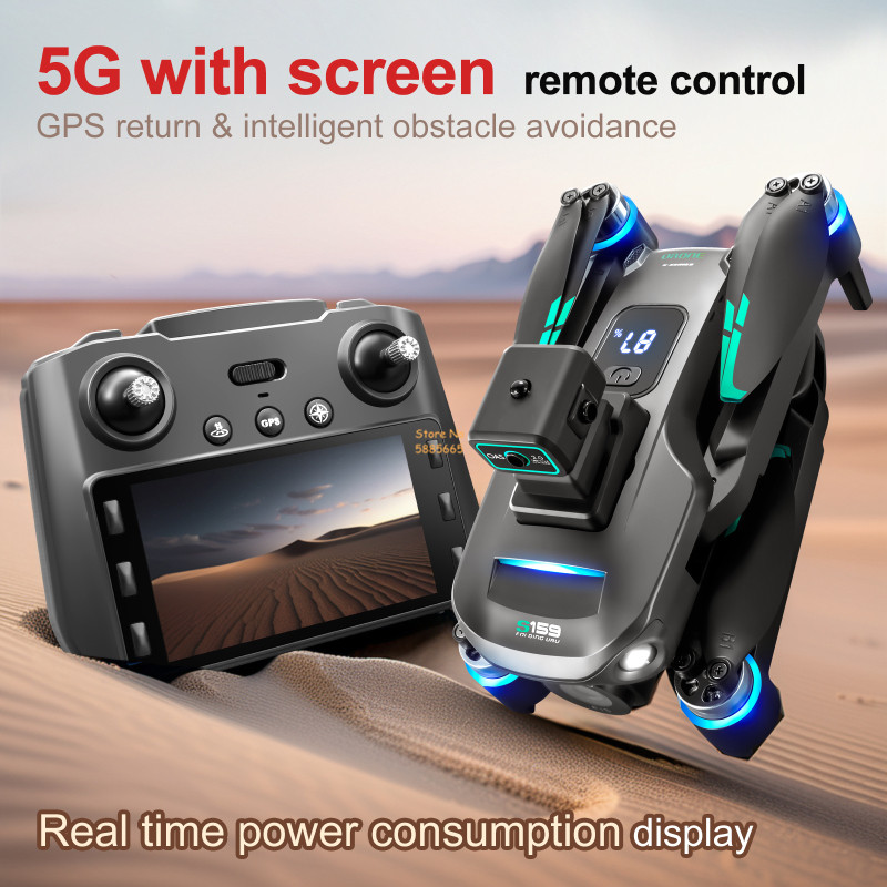 8K Dual Camera 5G WIFI FPV Rem - Drone Gps Rc Tt36 recension och pris