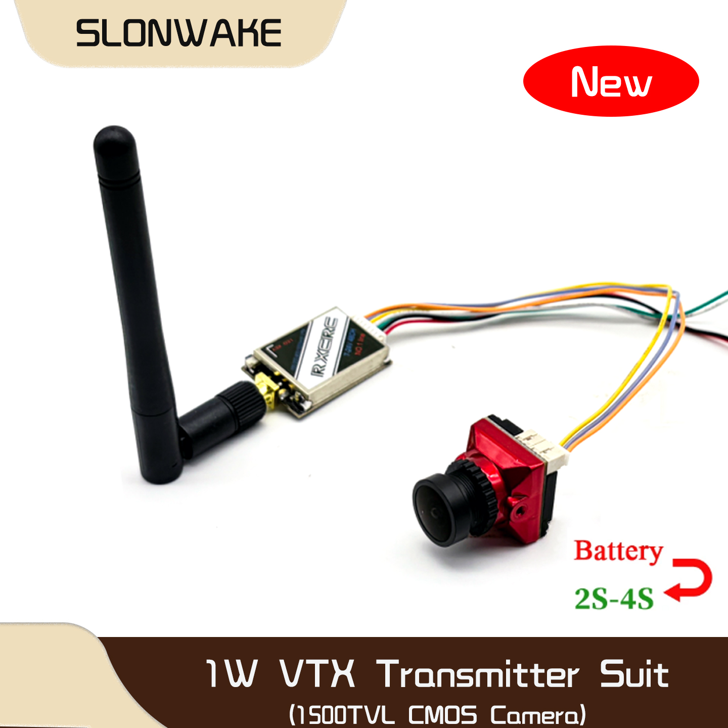 SLONWAKE  5.8G 48CH 1W VTX 100 - Drone Rc Receiver And Transmitter recension och pris