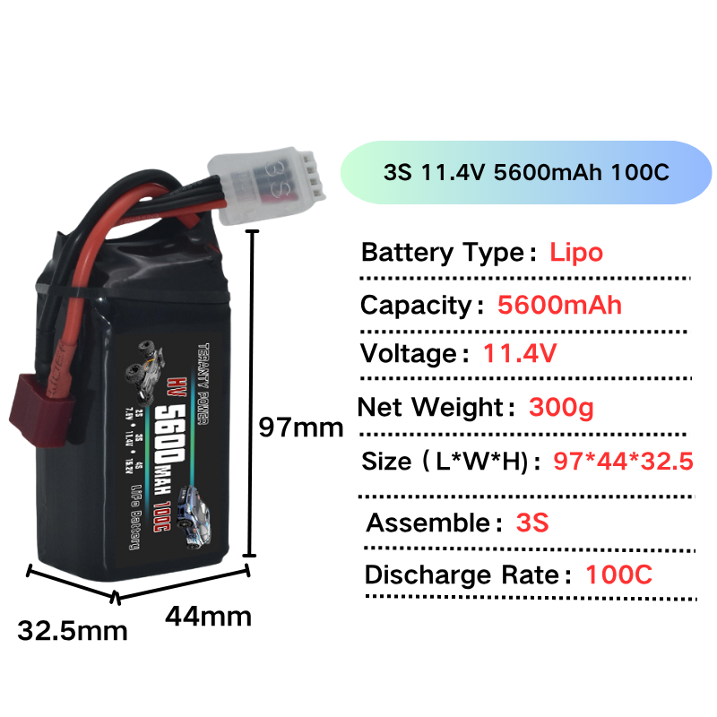 1/2/4pcs TERANTY 3S 5600mAh Li - Drone Mjx Rc recension och pris