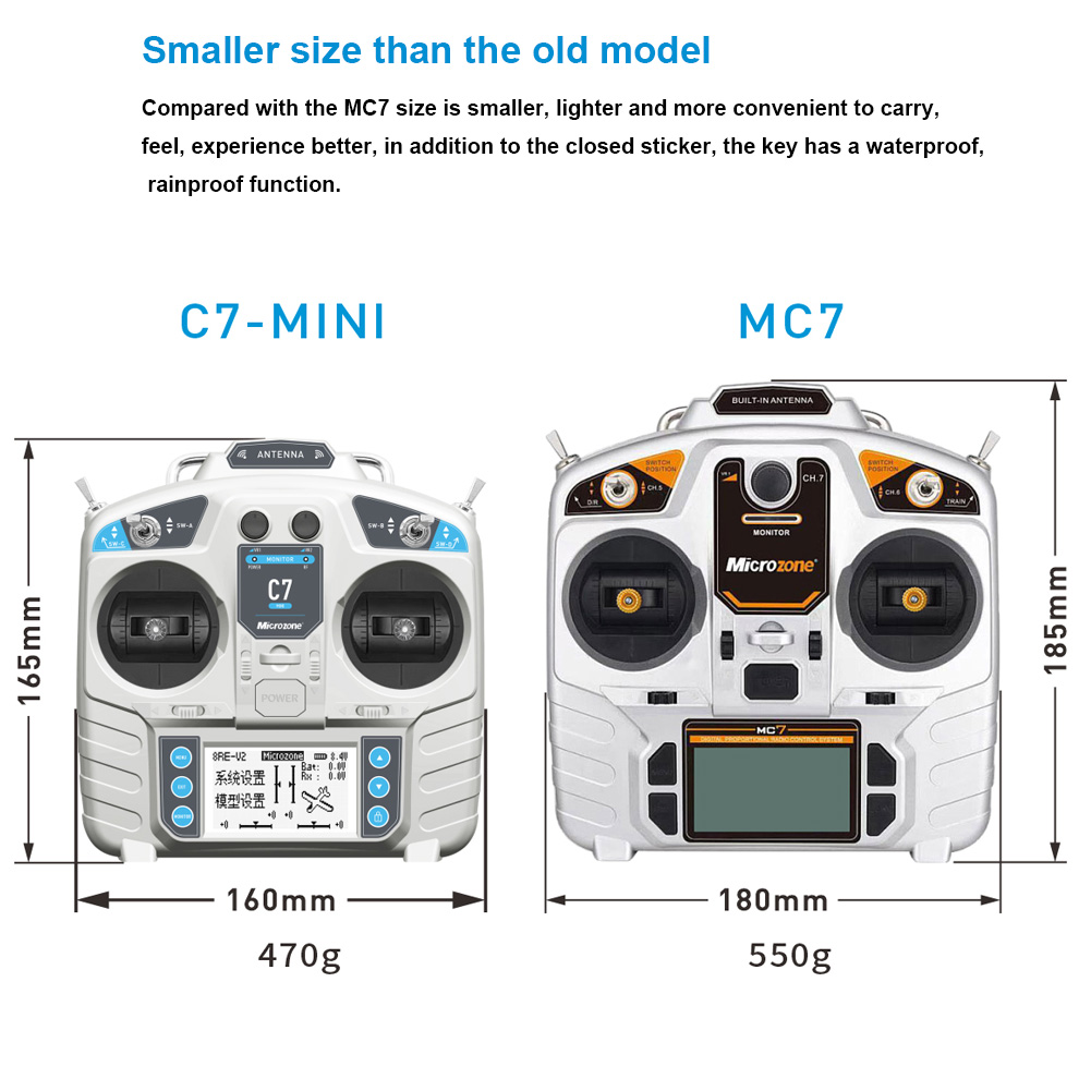MicroZone MC7 Controller C7 MI - Drone Rc Receiver And Transmitter recension och pris