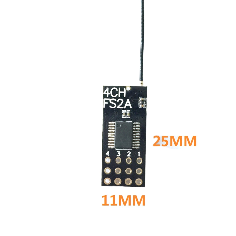 Flysky FS2A Mini Receiver 4CH  - Drone Rc Battery recension och pris
