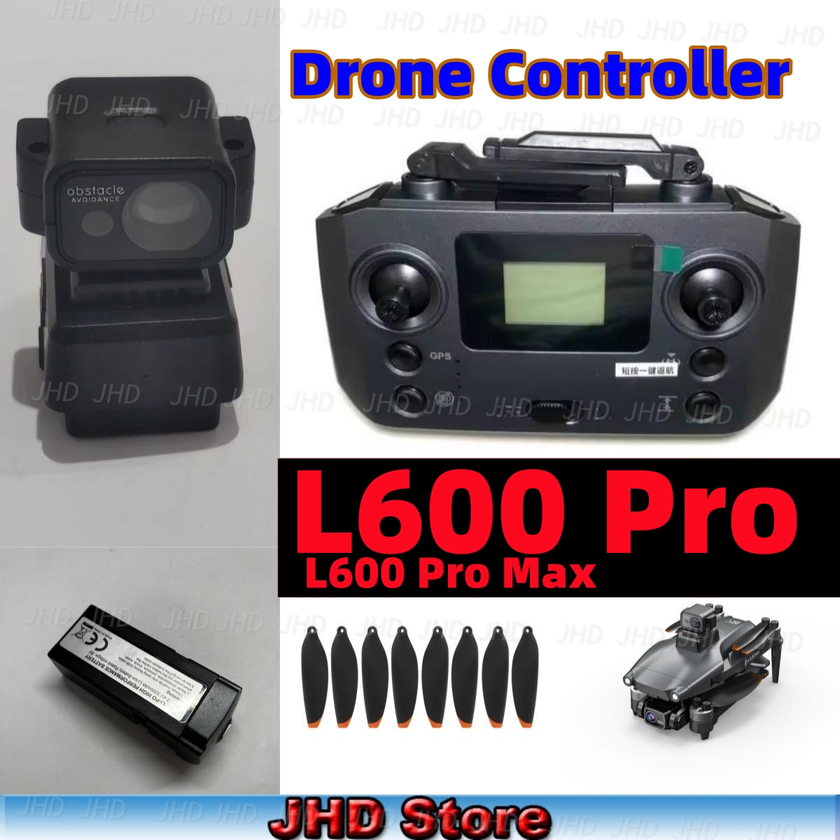 JHD L600 PRO Drone RC Quadcopt - Lyzrc Drone recension och pris