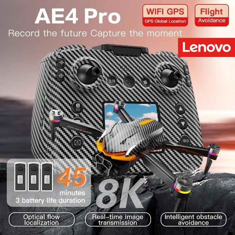 Lenovo AE4 Pro Drone 4K 8k Cam - Drone Gps Rc Tt36 recension och pris