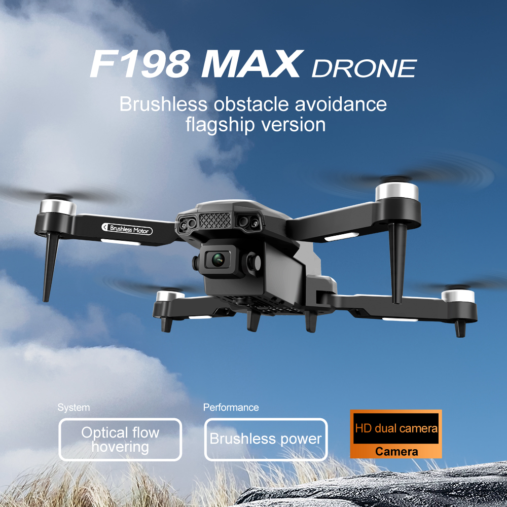New F198 Drone Professional Du - Lyzrc Drone recension och pris