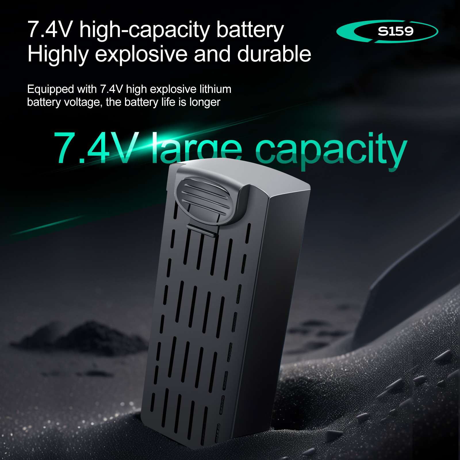 S159 Battery 7.4V 2200mAH S159 - Lyzrc Drone recension och pris