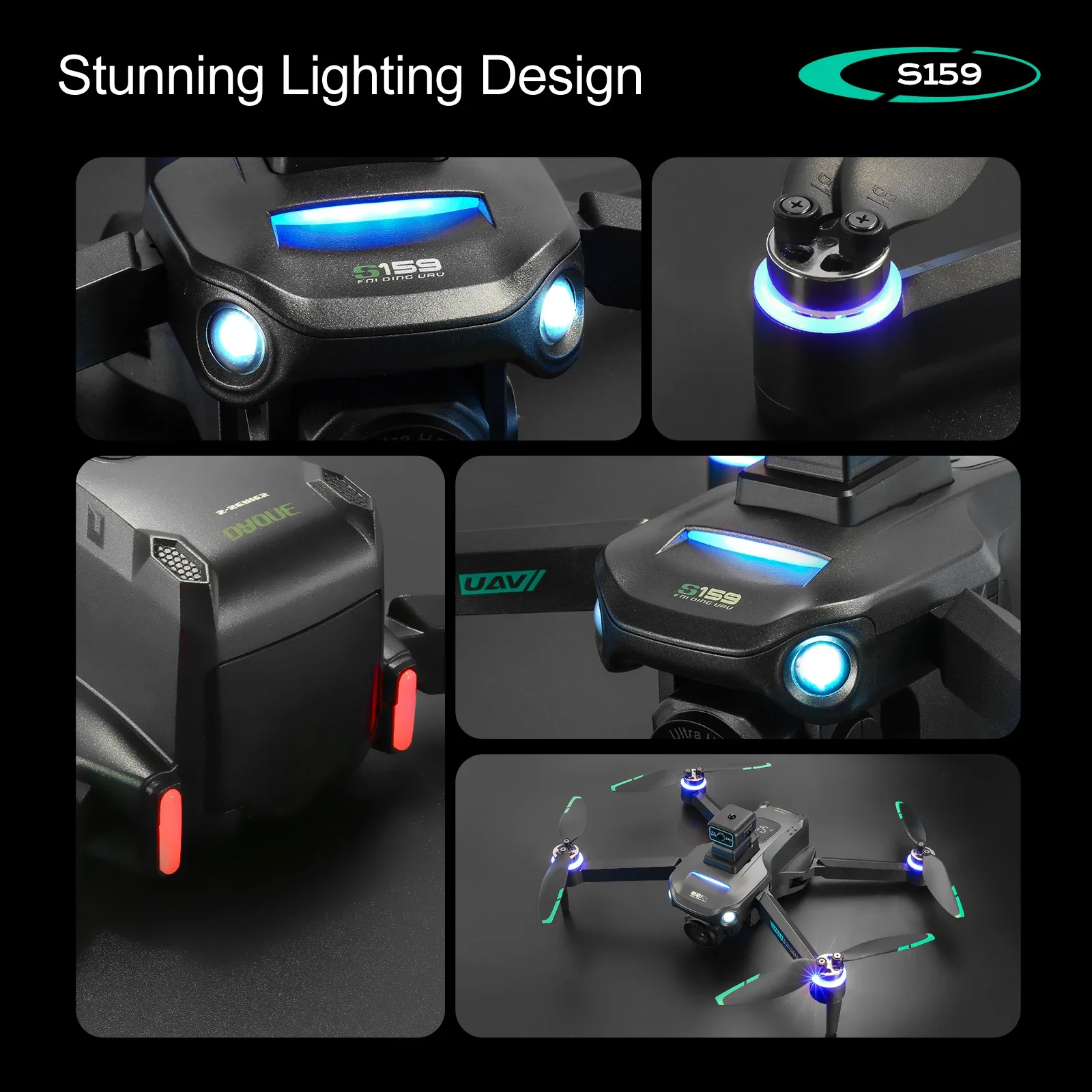 S159 GPS Drone Professional 8K - Drone Rc Gps S159 recension och pris