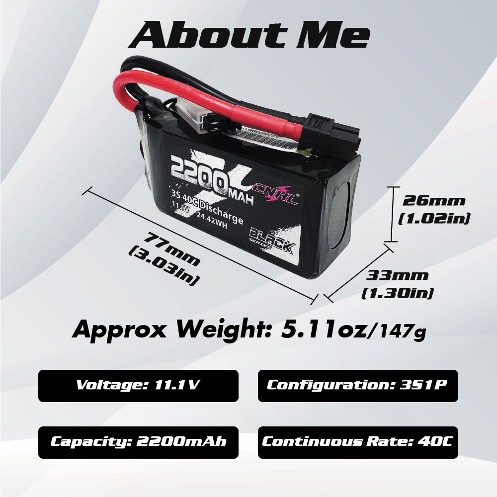 2pcs CNHL 3S Lipo Battery 40C  - Drone Rc Link recension och pris