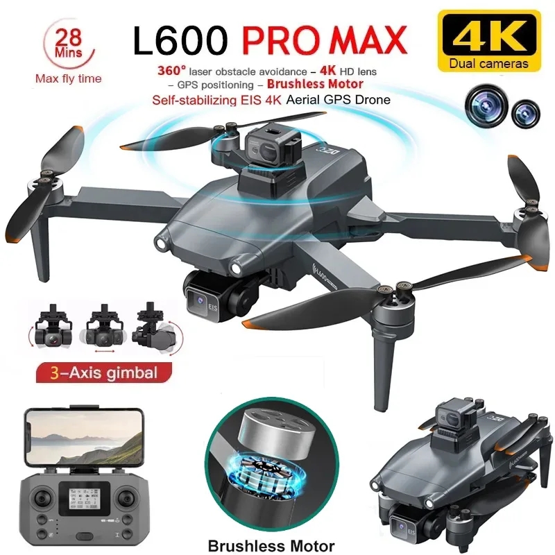 L600 PRO MAX GPS Drone Profess - Drone Gps Rc Tt36 recension och pris