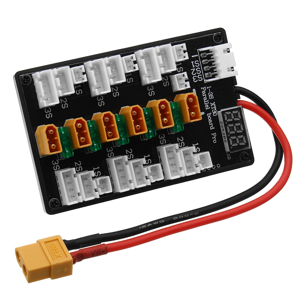 XT30 Plug 1S-3S Lipo Battery U - Lipo Parallel Charging Board recension och pris
