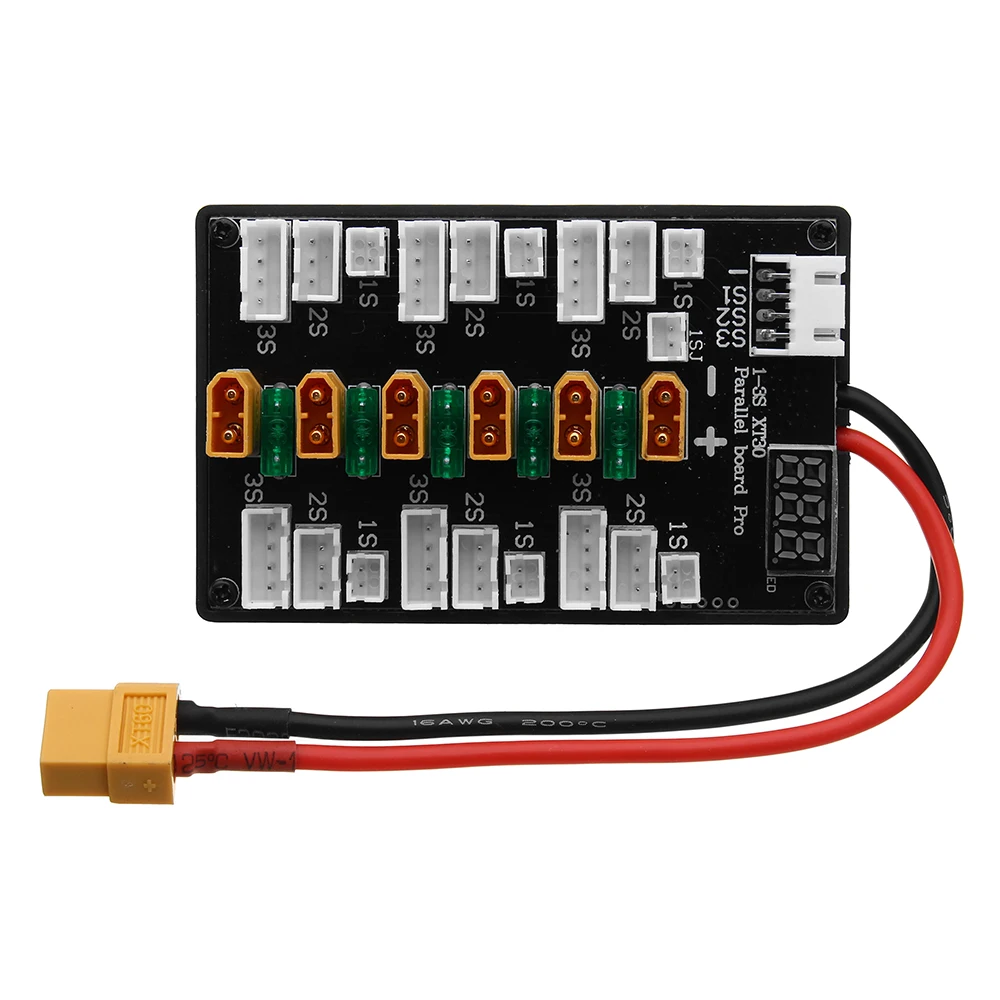 XT30 Plug 1S-3S Lipo Battery U - Lipo Parallel Charging Board recension och pris