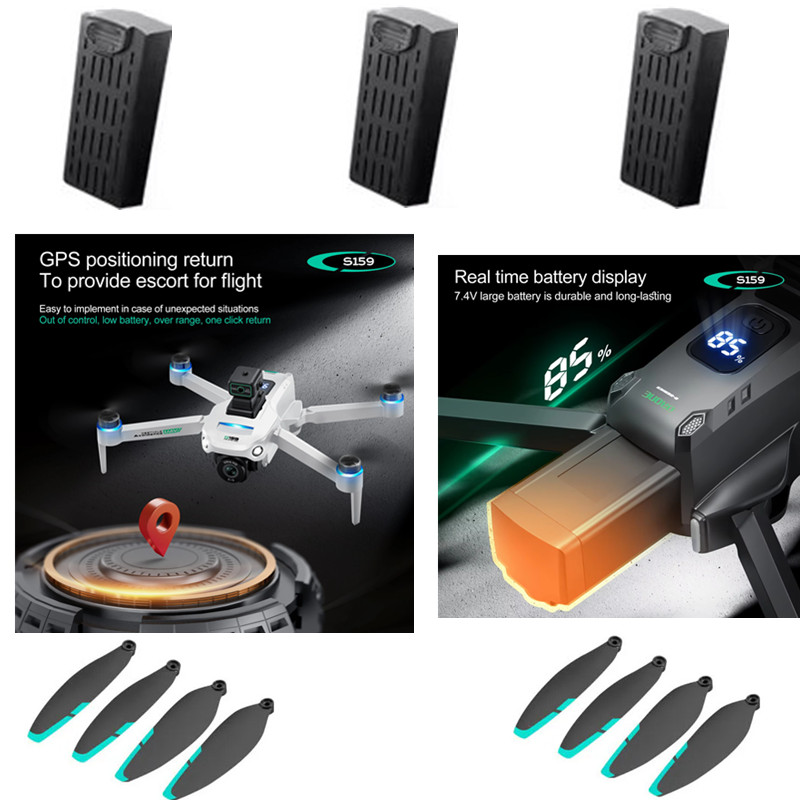 S159 GPS RC Drone Original Bat - Drone Rc Gps S159 recension och pris