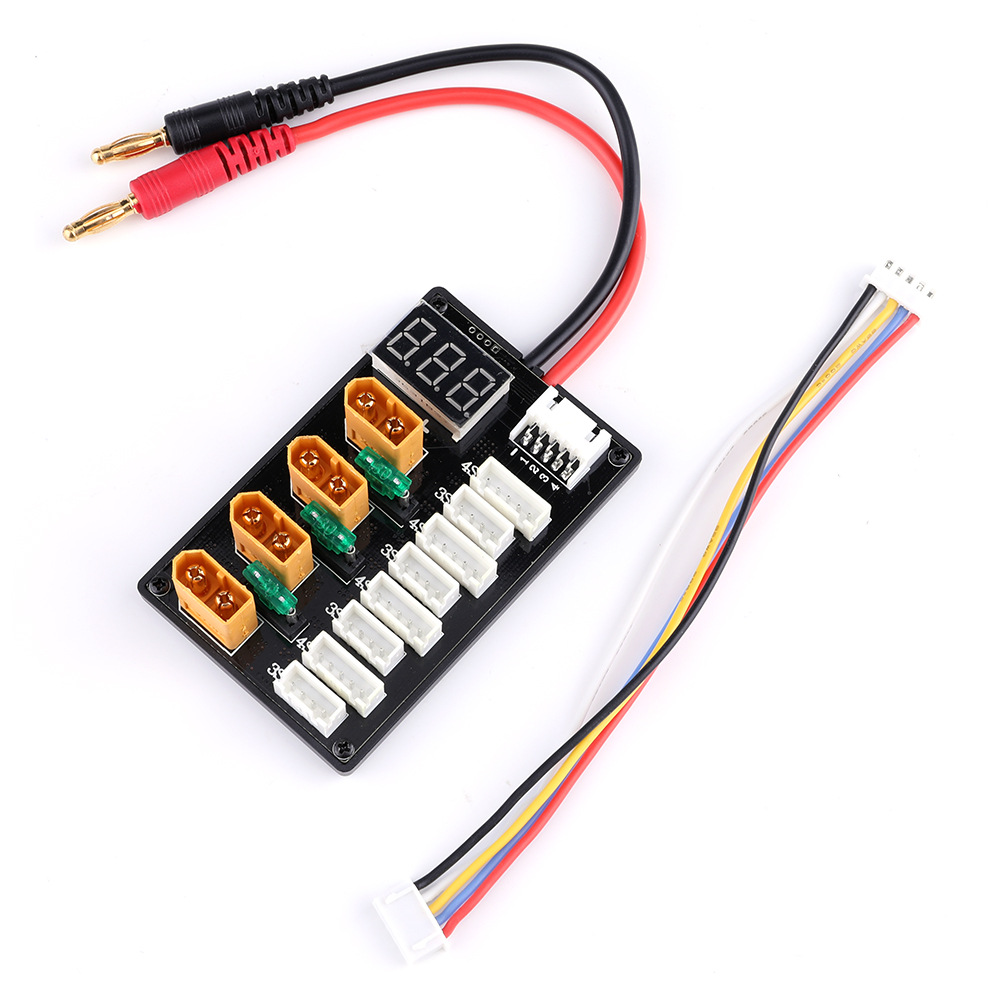 XT60 Plug 3S 4S Lipo Battery P - Lipo Parallel Charging Board recension och pris