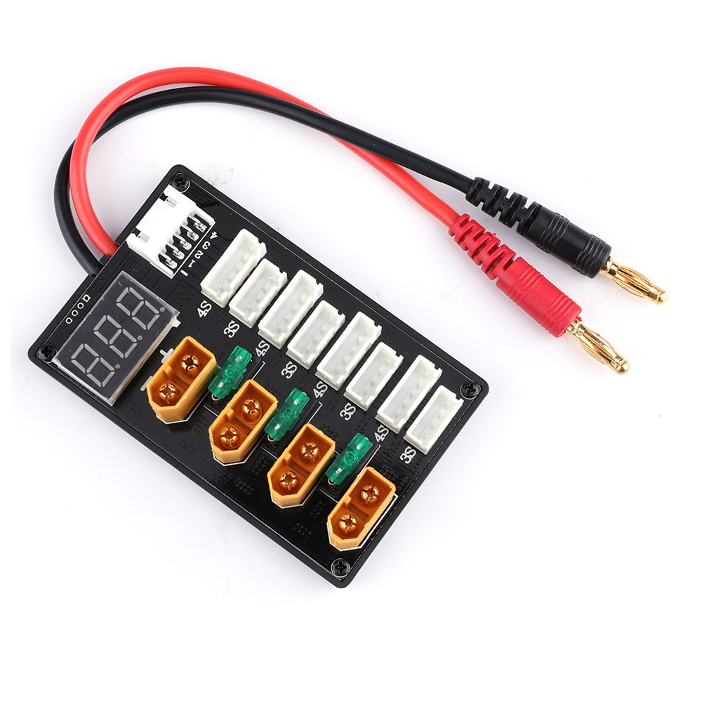 XT60 Plug 3S 4S Lipo Battery P - Lipo Parallel Charging Board recension och pris