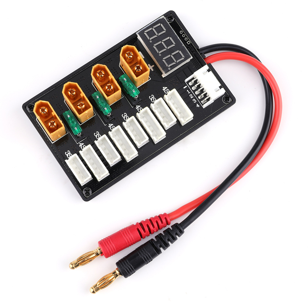 XT60 Plug 3S 4S Lipo Battery P - Lipo Parallel Charging Board recension och pris