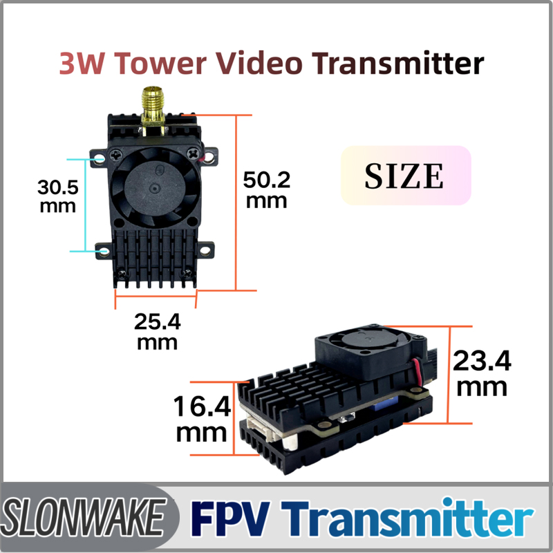 SLONWAKE 5.8G 3000mW Simulatio - Drone Rc Receiver And Transmitter recension och pris