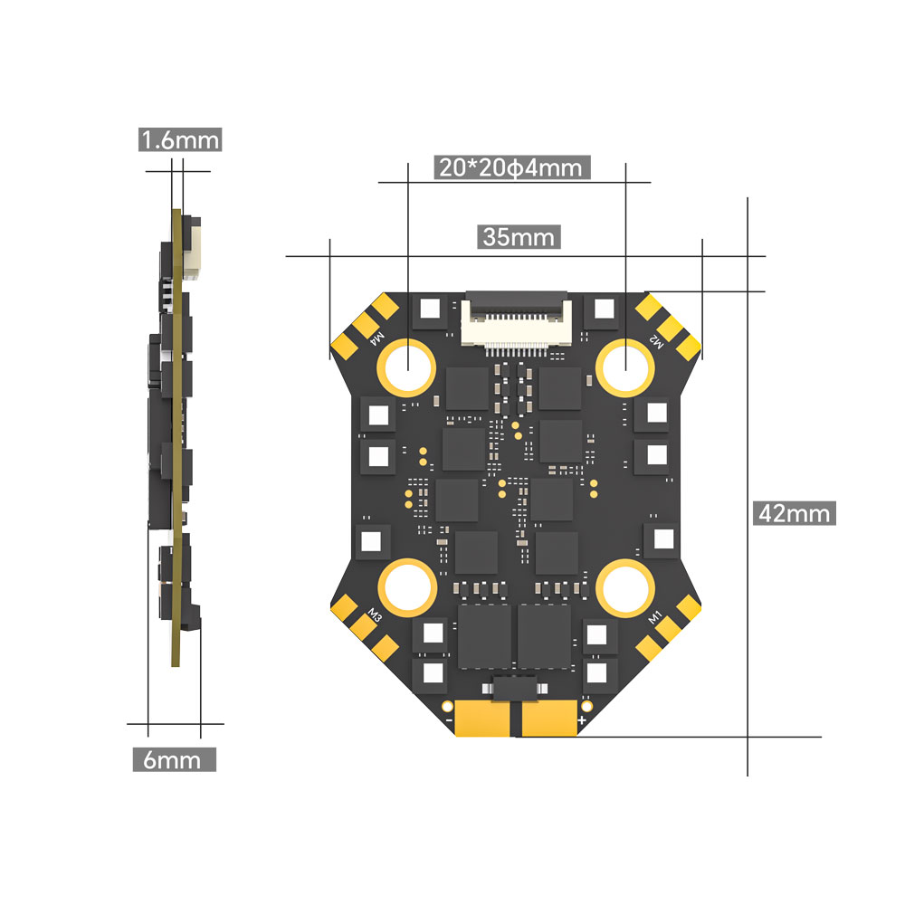 iFlight Borg F7 Mini Stack Fli - Flight Controller recension och pris