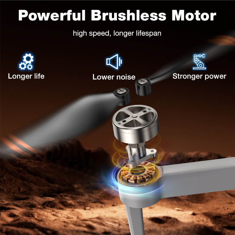 NEW Hot L017 Pro Drone Brushle - Drone Gps Rc Tt36 recension och pris