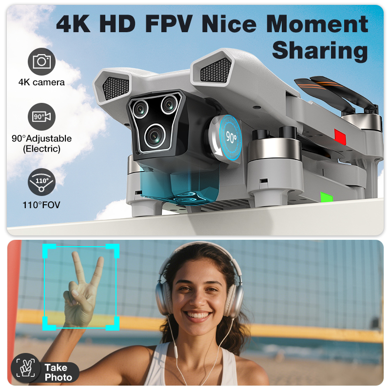 NEW Hot L017 Pro Drone Brushle - Drone Gps Rc Tt36 recension och pris