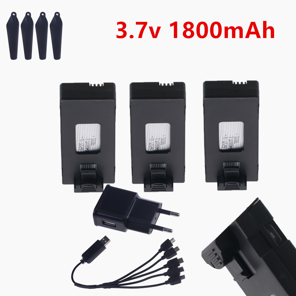 Rechargeable 3.7V Lipo Battery - Drone Rc E99 K3 recension och pris