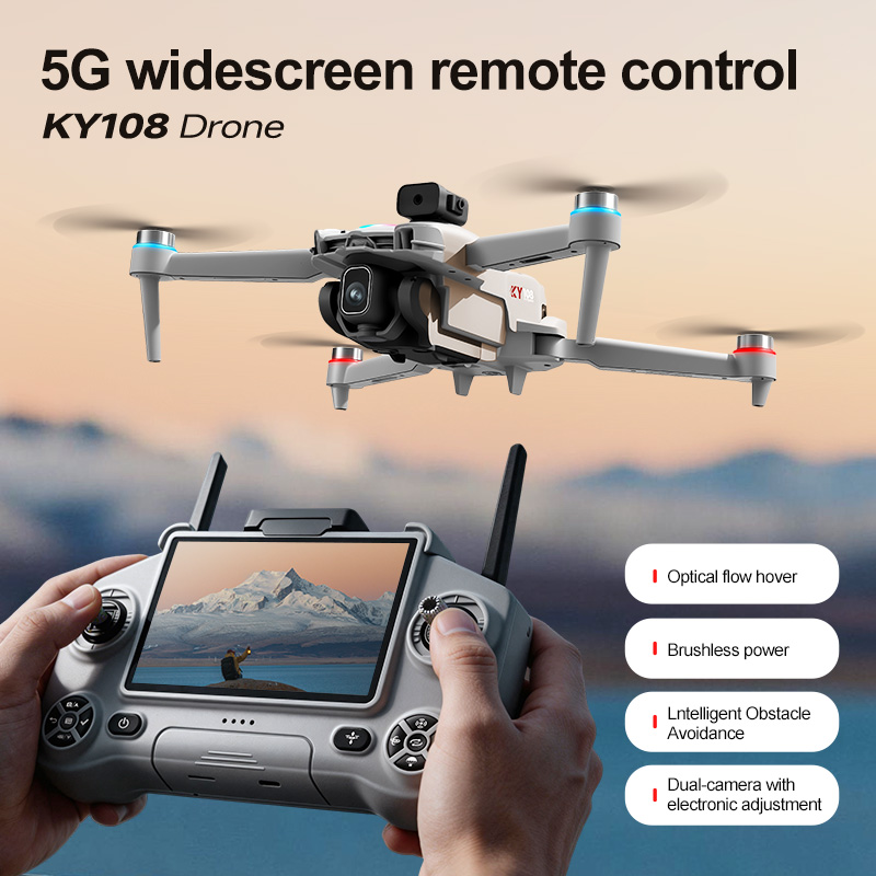 2026 New KY108 Drone With 8K C - Drone Rc Controller recension och pris