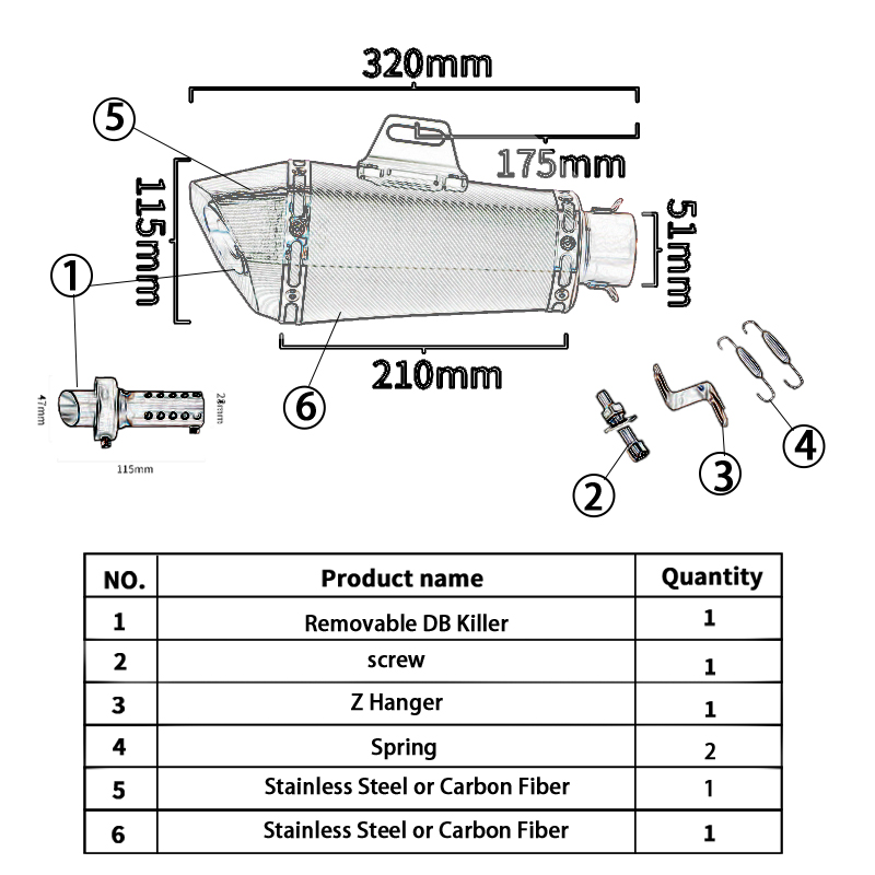 Slip For ZONTES ZT125 U1 G1 GK - Drone Z1 recension och pris