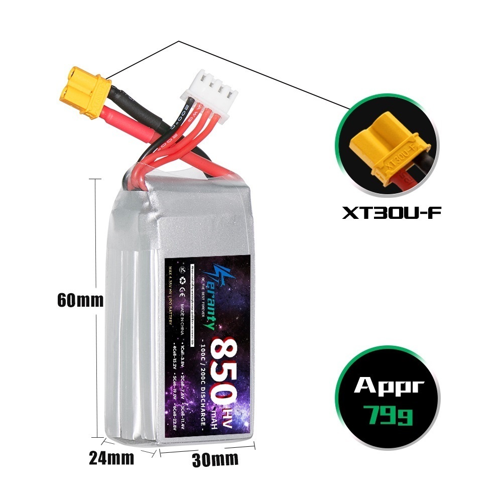 1/2/3PCS TERANTY 3S 11.4V Lipo - Drone Rc Link recension och pris